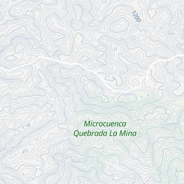 Map of Cerro Las Urracas