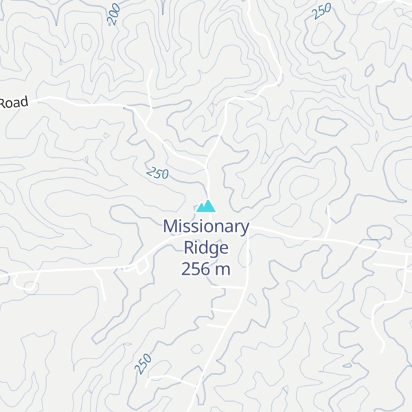 Map of Missionary Ridge