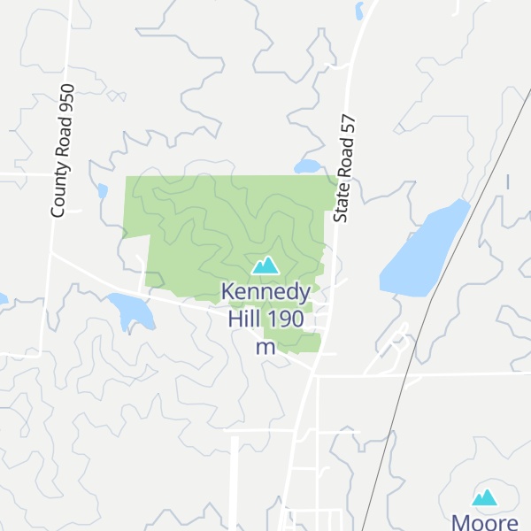 Map of Kennedy Hill