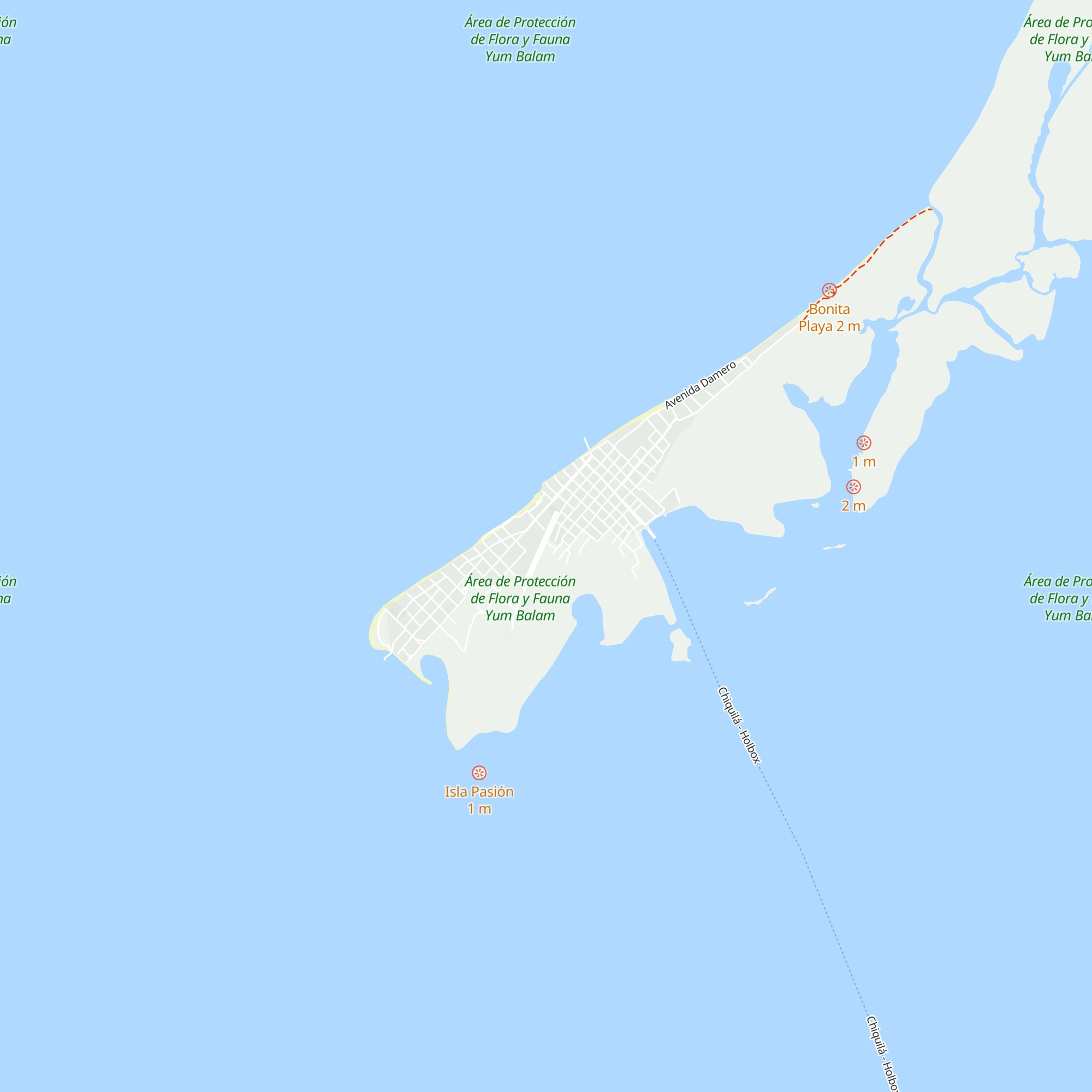 Cabañas Manatí map