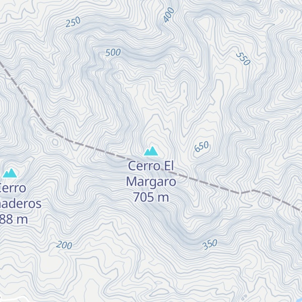 Map of Cerro El Margaro