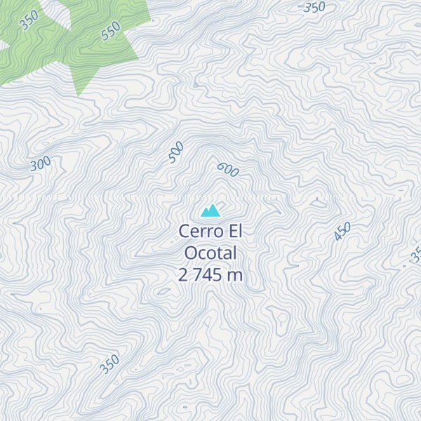 Map of Cerro El Ocotal 2