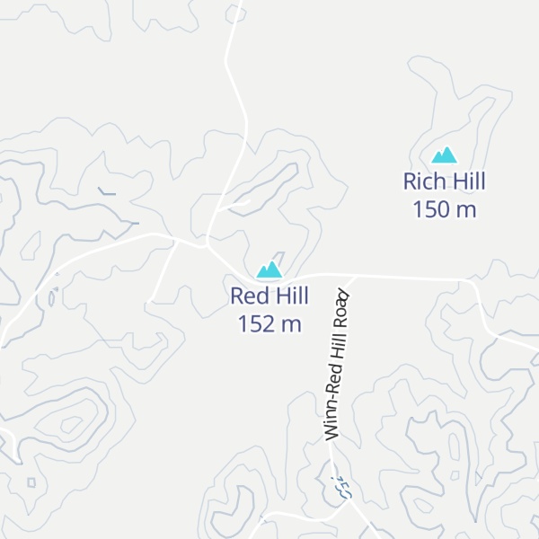 Map of Red Hill