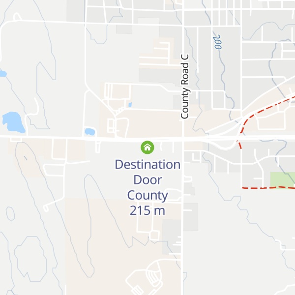 Map of Destination Door County