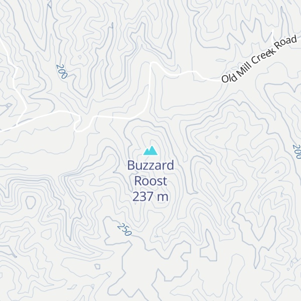 Map of Buzzard Roost
