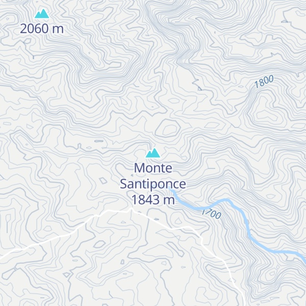 Map of Monte Santiponce