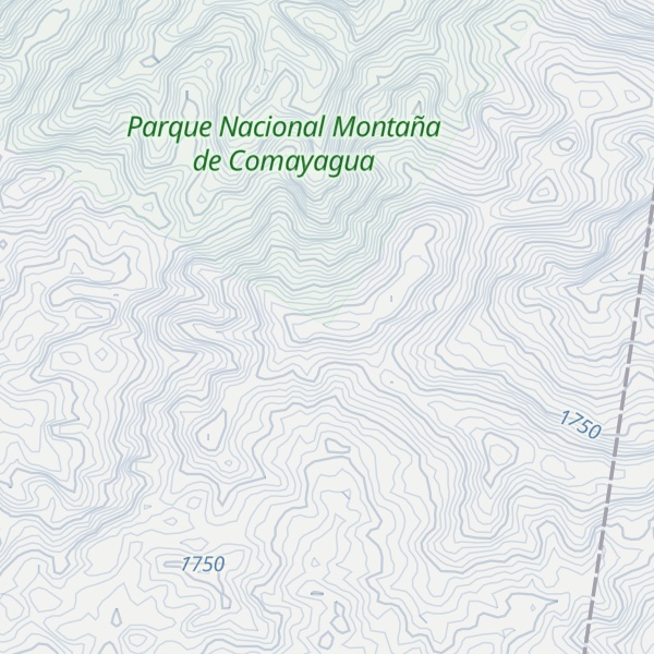 Map of Cerro El Injerto