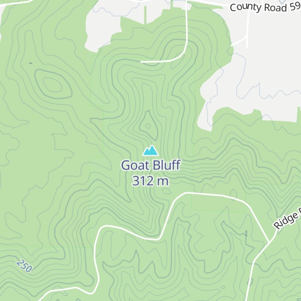 Map of Goat Bluff