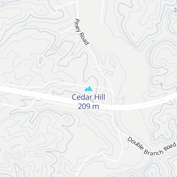 Map of Cedar Hill