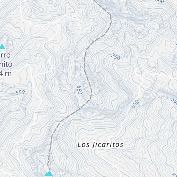 Map of Cerro Quebrada Los Alvarados