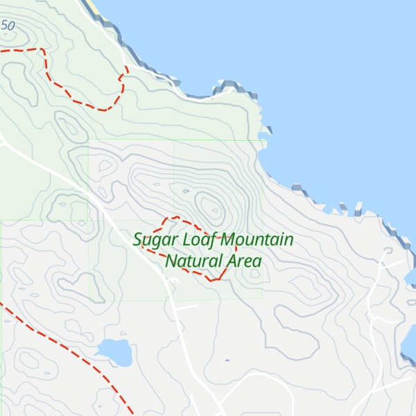 Map of Sugarloaf Mountain