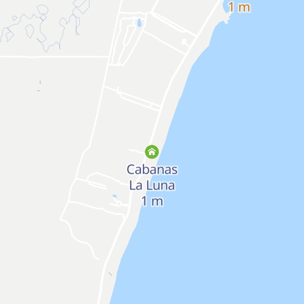 Map of Cabanas La Luna