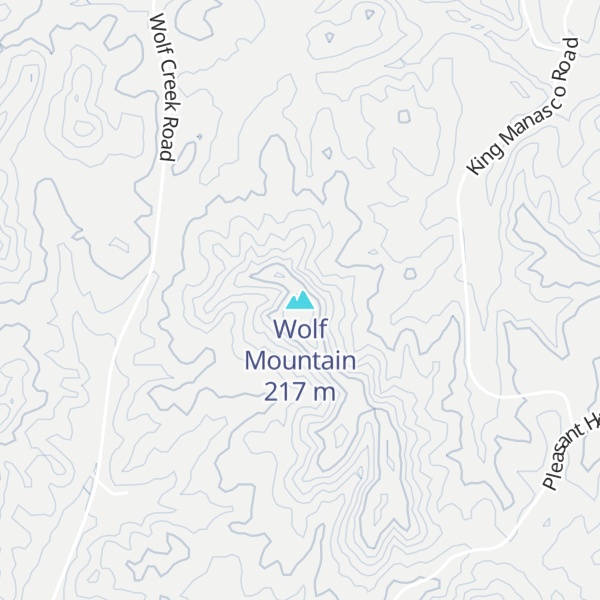 Map of Wolf Mountain