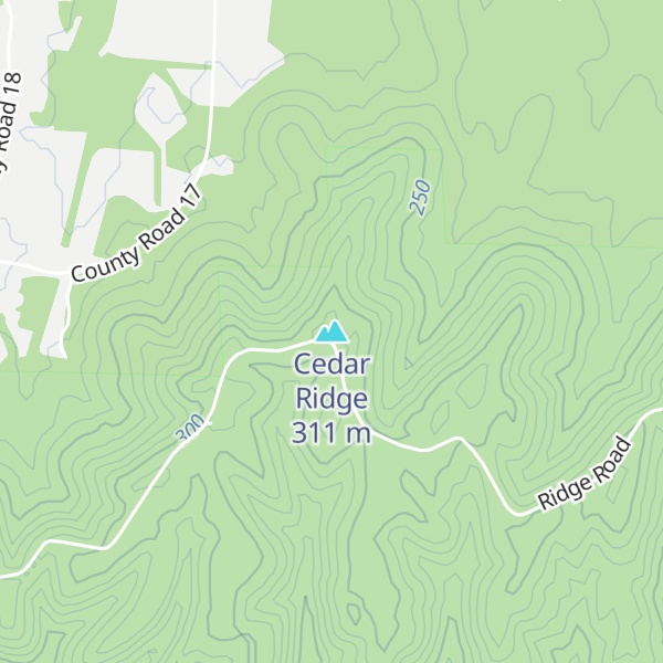 Map of Cedar Ridge