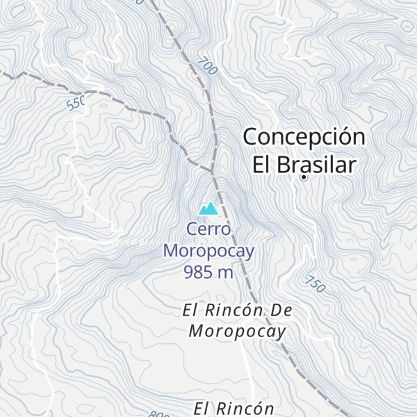 Map of Cerro Moropocay