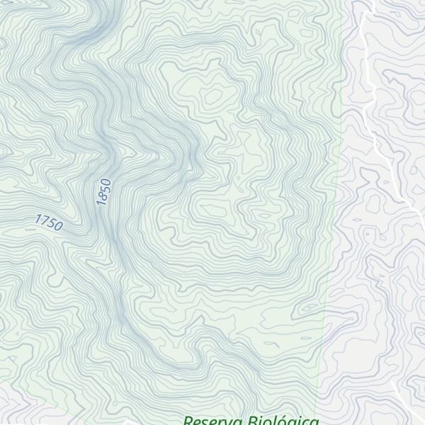 Map of Cerro Canta Gallo