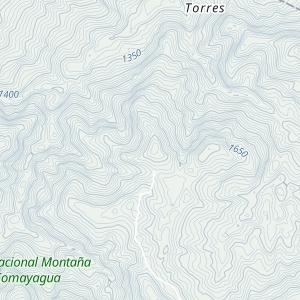 Map of Monte Quezaltenango