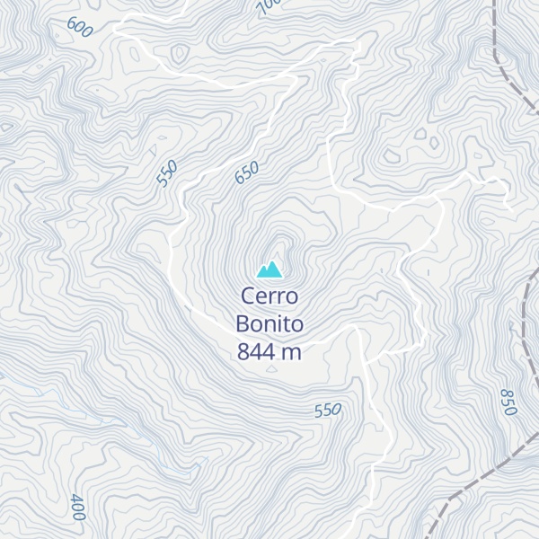Map of Cerro Bonito
