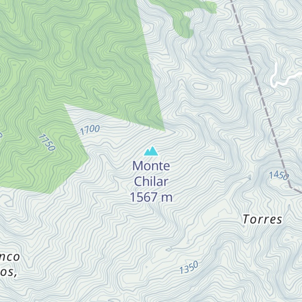 Map of Monte Chilar