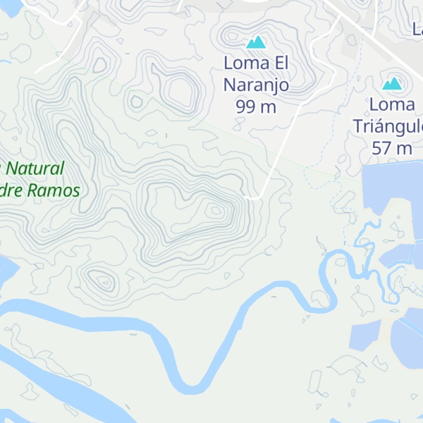 Map of Loma Santón