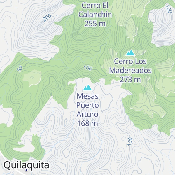 Map of Mesas Puerto Arturo