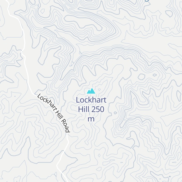 Map of Lockhart Hill