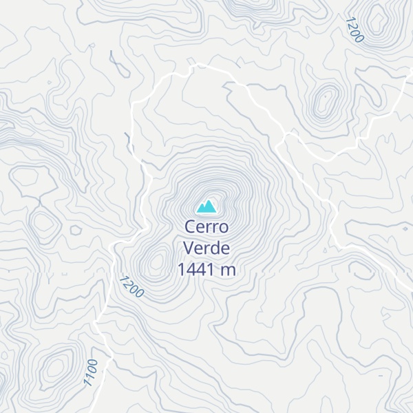 Map of Cerro Verde
