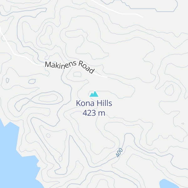 Map of Kona Hills