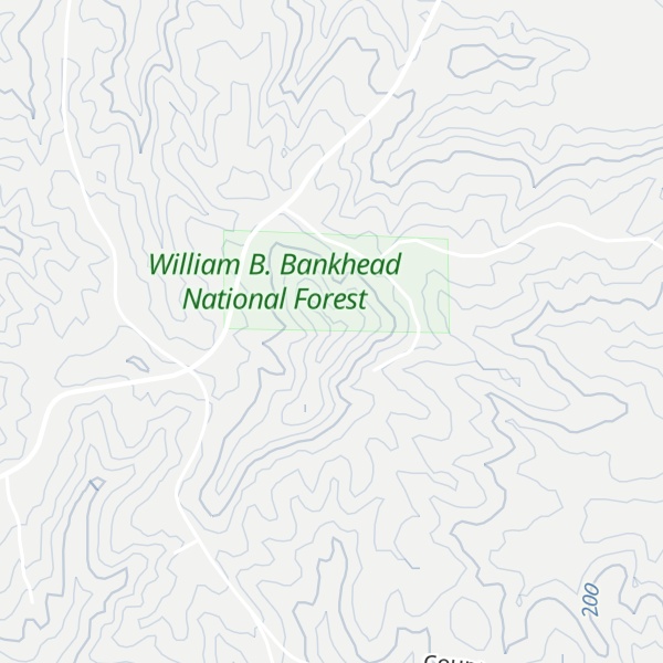 Map of Millstone Mountain