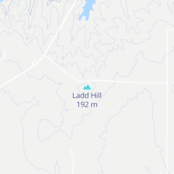 Map of Ladd Hill