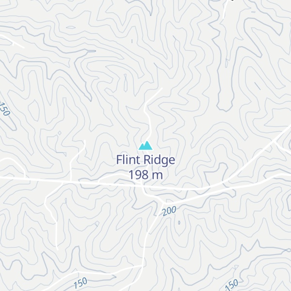 Map of Flint Ridge