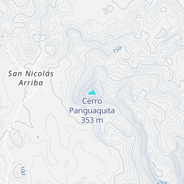 Map of Cerro Pariguaquita