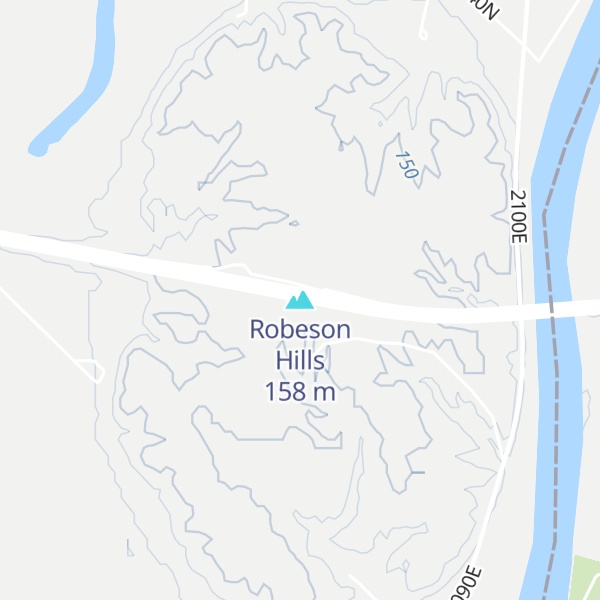 Map of Robeson Hills