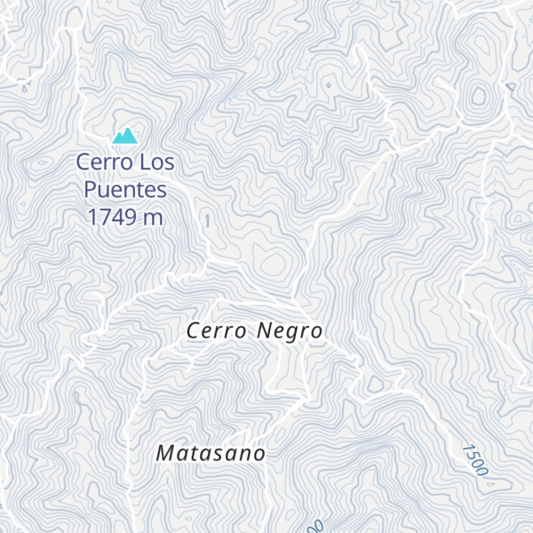 Map of Monte Los Micos