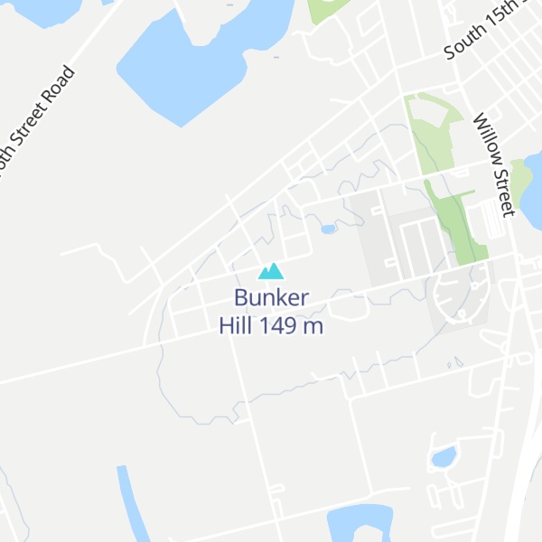 Map of Bunker Hill