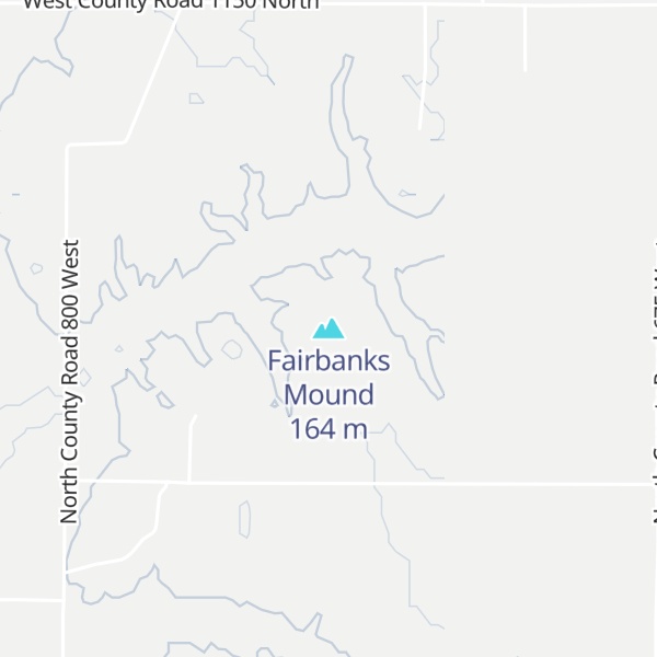 Map of Fairbanks Mound