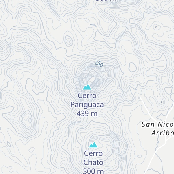 Map of Cerro Pariguaca
