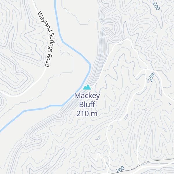Map of Mackey Bluff
