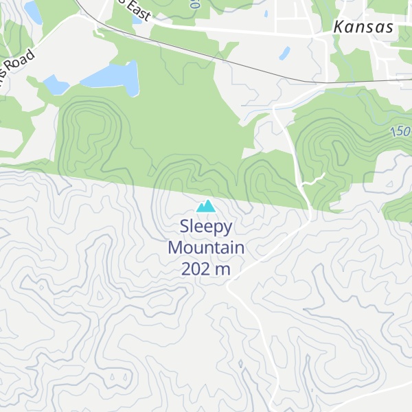 Map of Sleepy Mountain
