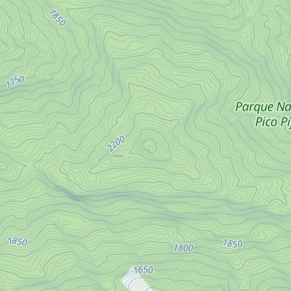 Map of Pico Pijol