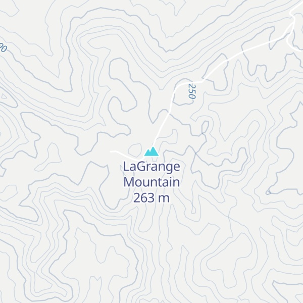 Map of LaGrange Mountain