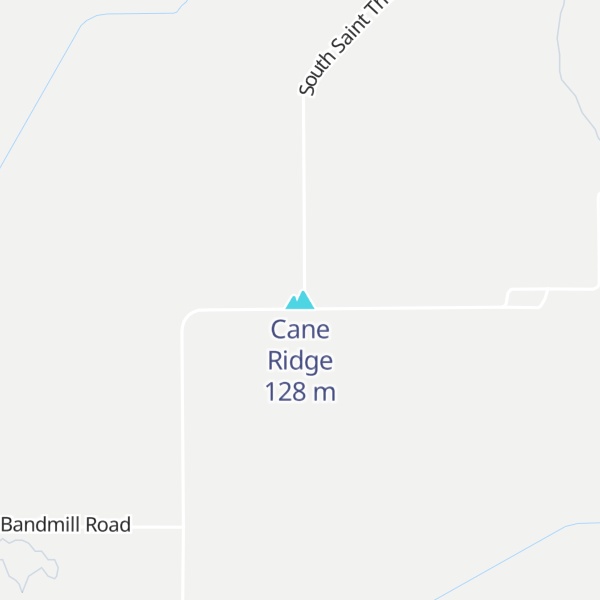 Map of Cane Ridge