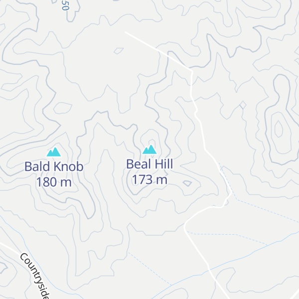 Map of Beal Hill