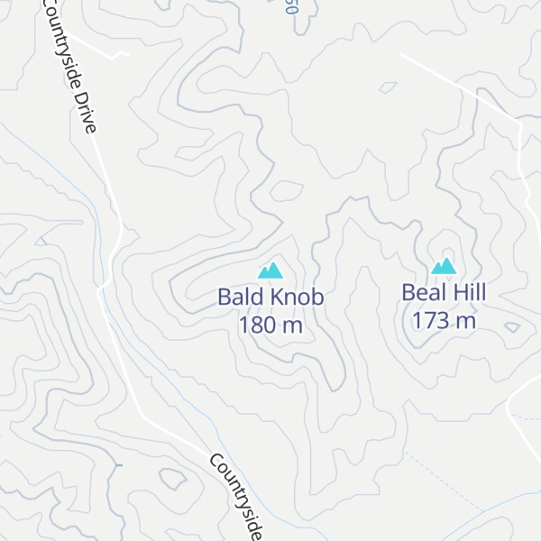 Map of Bald Knob