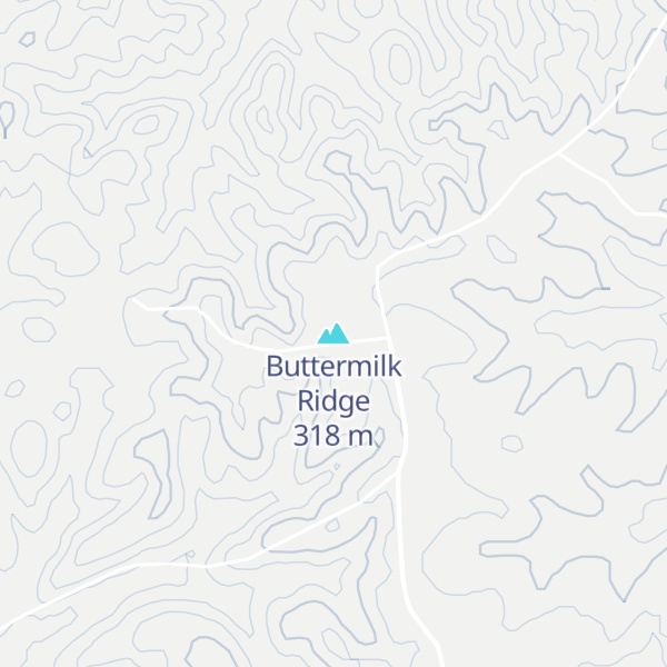 Map of Buttermilk Ridge