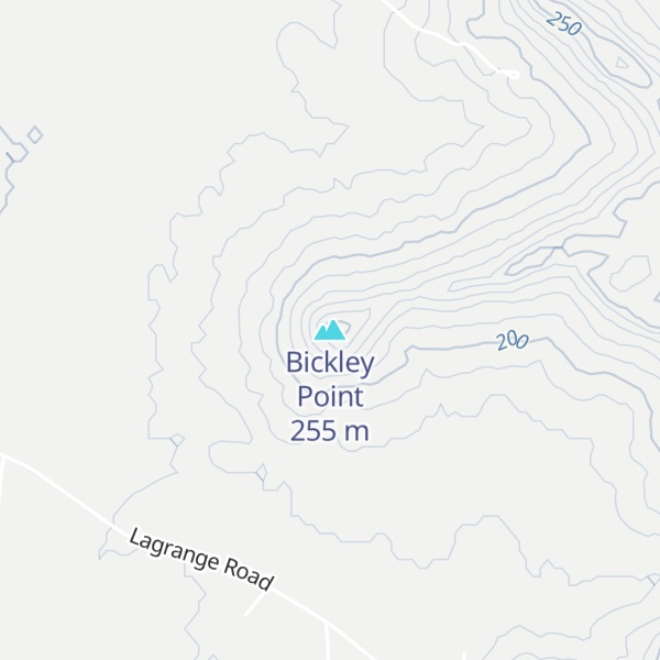 Map of Bickley Point
