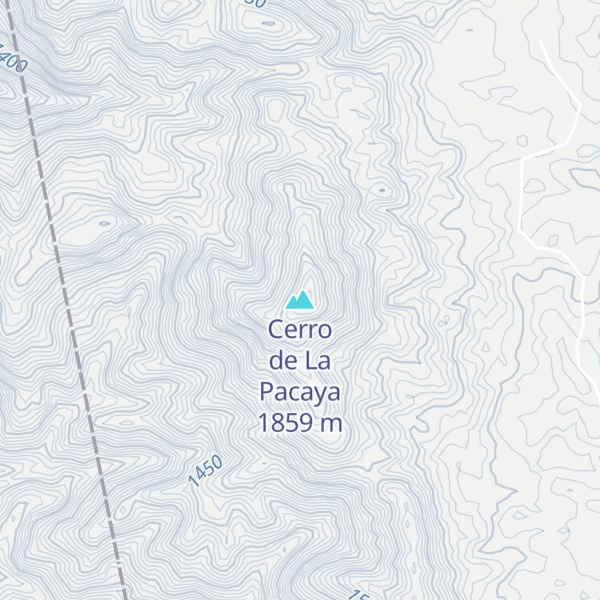 Map of Cerro de La Pacaya