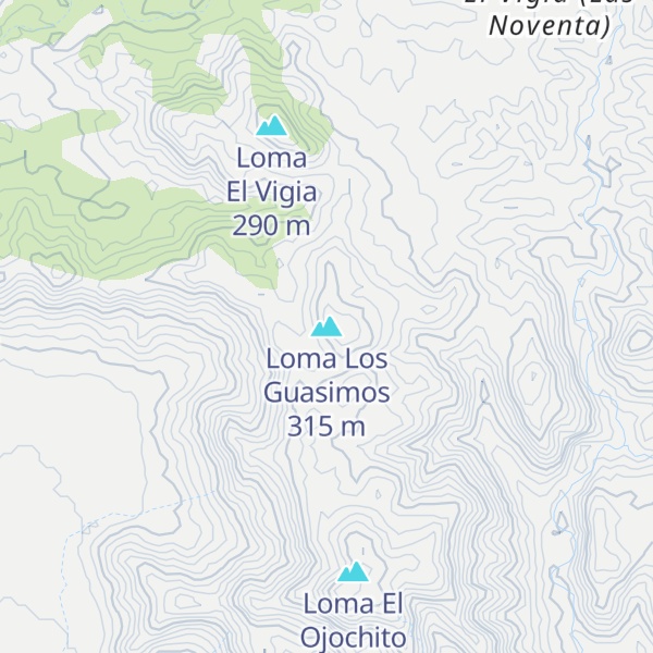 Map of Loma Los Guasimos