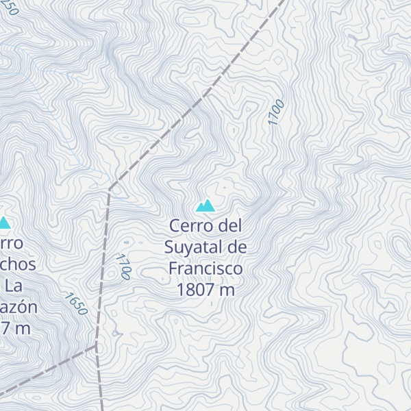 Map of Cerro del Suyatal de Francisco