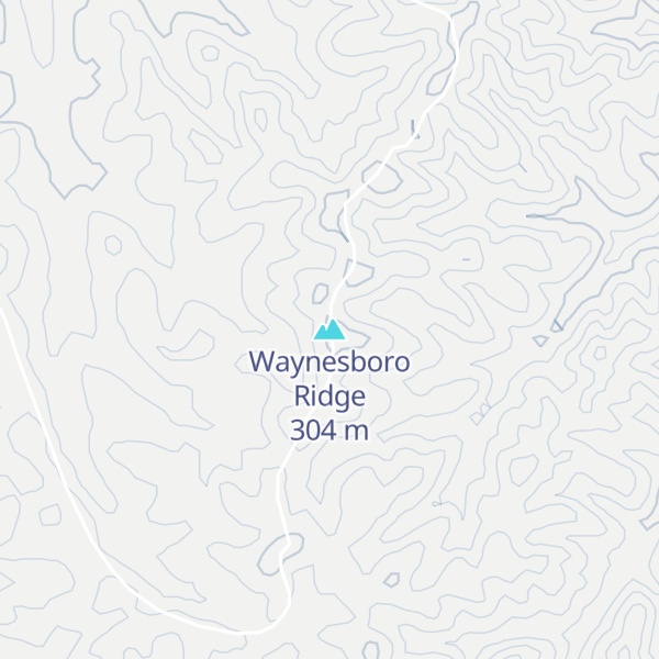 Map of Waynesboro Ridge